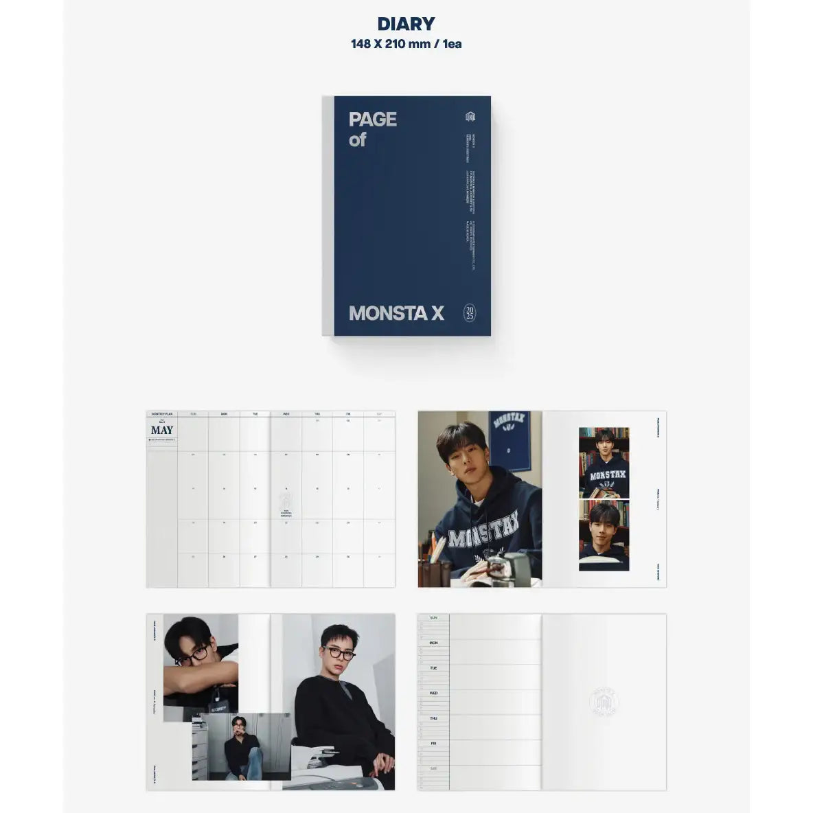 MONSTA X - 2025 Season's Greetings (PAGE of MONSTA X) - Starship Entertainment - Merchandise - Harumio