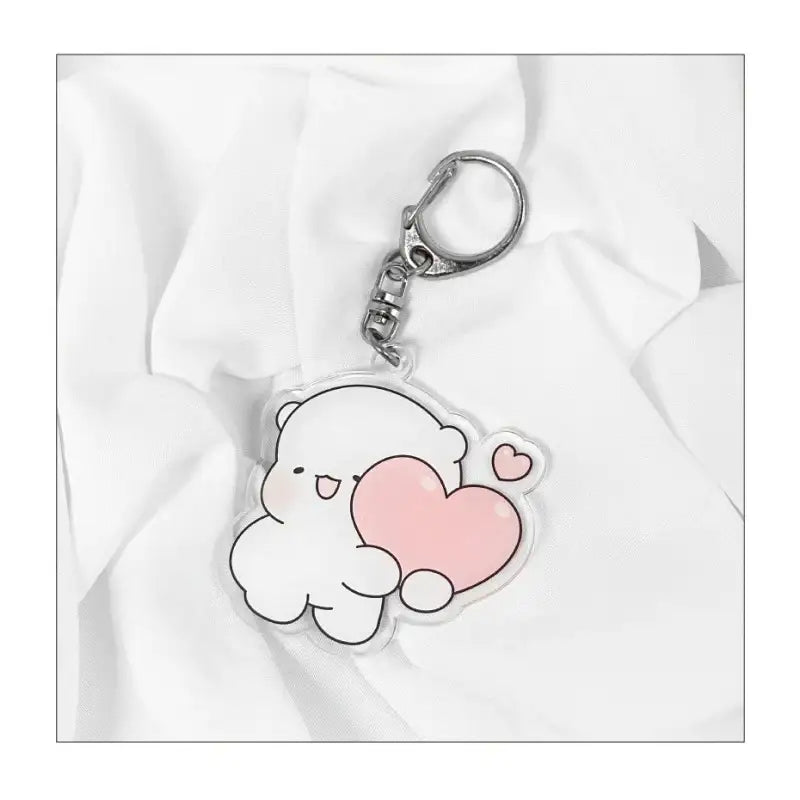 Ggongdal x Artrank - Healing Bear Acrylic Keyring - ARTRANK - Keyrings - Harumio