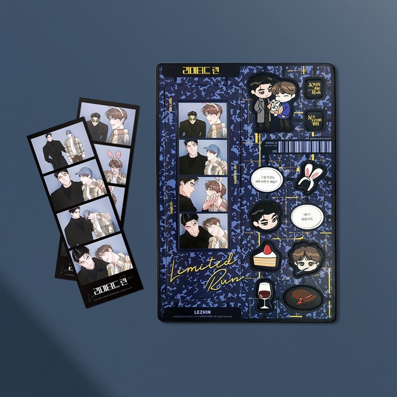 Limited Run - 4 Cuts & Magnets Set - Lezhin - Collectible - Harumio