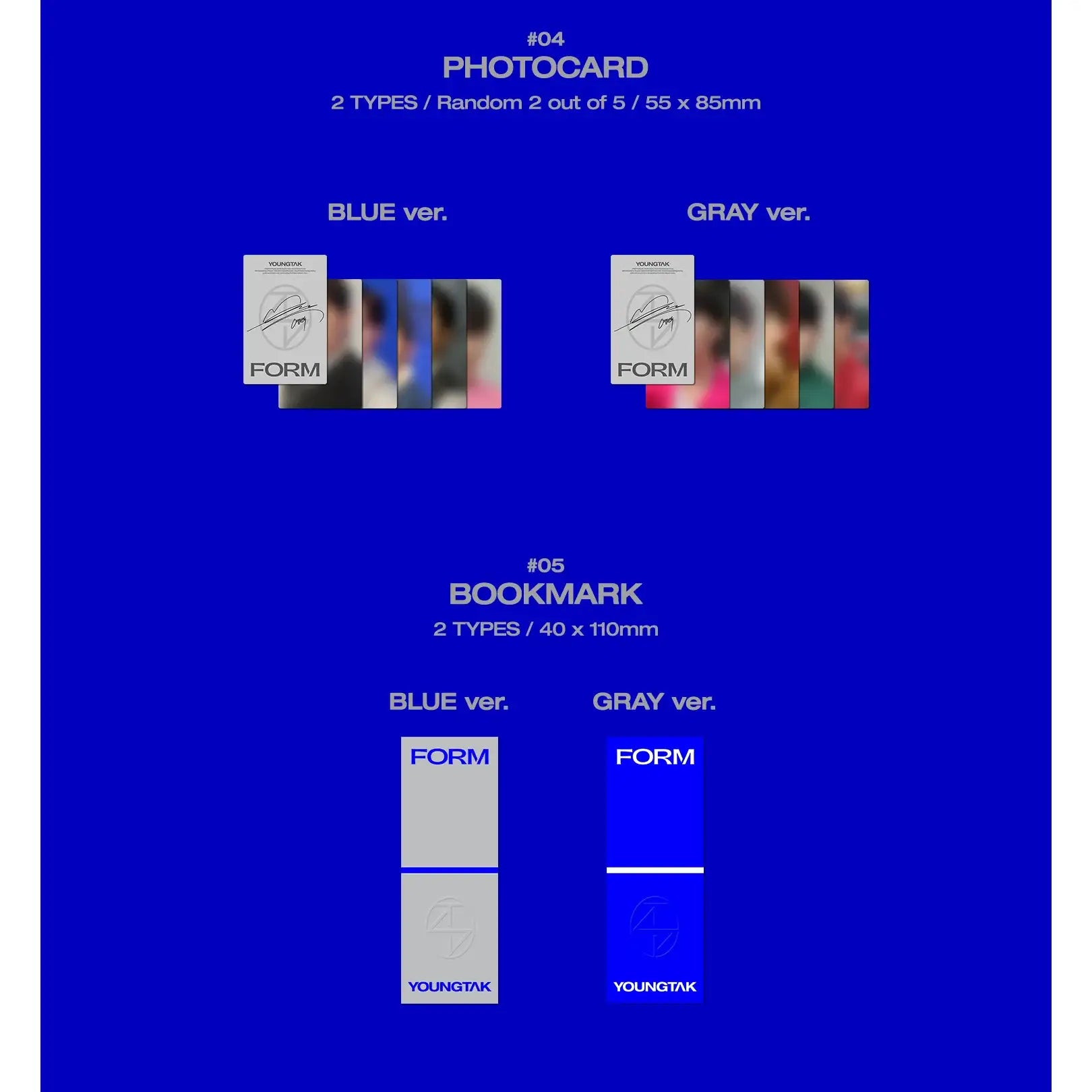 YOUNG TAK - Form : 2nd Album (Digipack Version) - YOUNG TAK - Album - Harumio