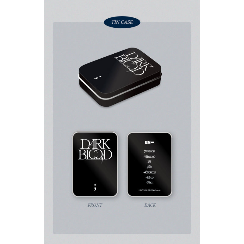 ENHYPEN - Dark Blood - Photo Card & Tin Case Set