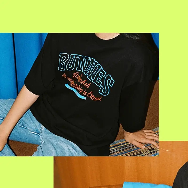 NewJeans - Bunnies Camp Tee - NewJeans - T-Shirts - Harumio