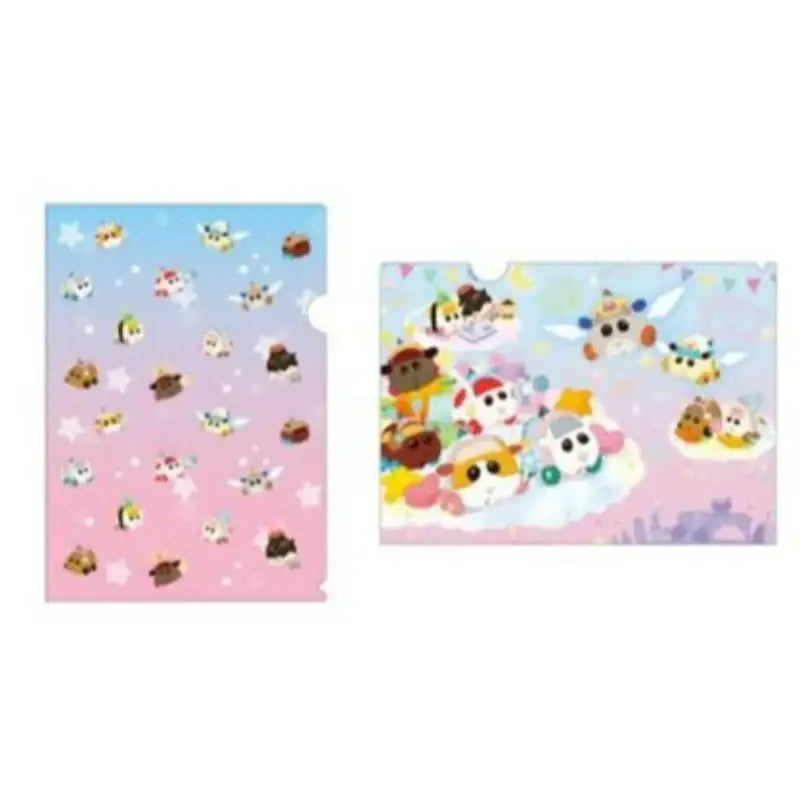 Pui Pui Molcar x Toonique - Night Sky Series Clear File Set - Toonique - Clear File - Harumio