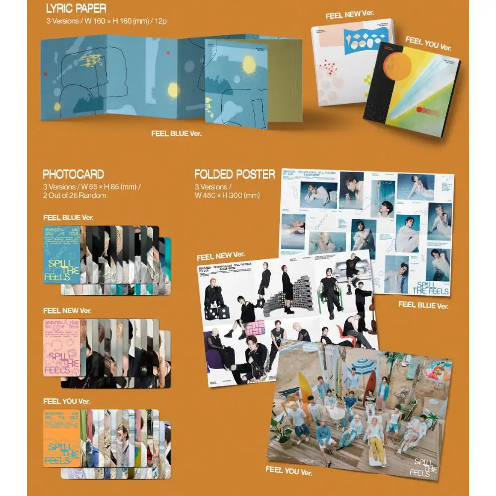SEVENTEEN - SPILL THE FEELS : 12th Mini Album - SEVENTEEN - Album - Harumio