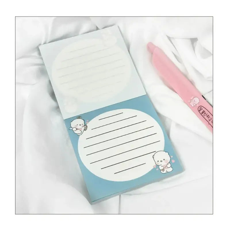 Ggongdal x Artrank - Healing Bear Memo Pad - ARTRANK - Memo Pads - Harumio