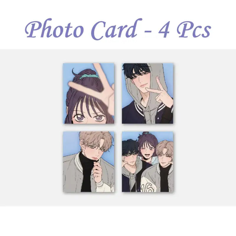 Operation: True Love - 4 Web 4 Cut Photo Set - Webtoon Friends - Photos - Harumio