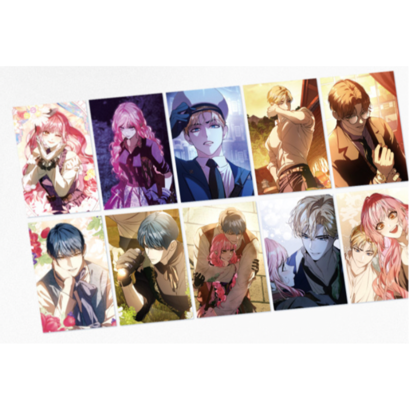 Trapped at Home With the Male Leads - Postcard Set