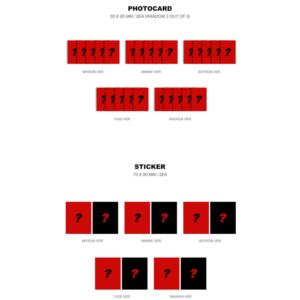 (G)I-DLE - 2 : 2nd Full Album (POCA Album) - Cube Entertainment - Album - Harumio