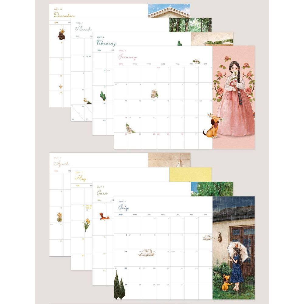 2025 AEPPOL Forest Girl Diary : Planner and Calendar (tumblbug) - AEPPOL - Manhwa - Harumio
