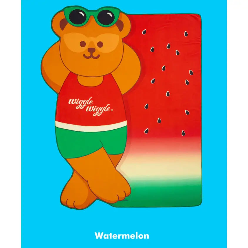 Wiggle Wiggle - Big Size Beach Towel - Wiggle Wiggle - Beach Towel - Harumio