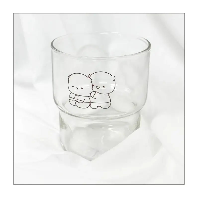 Ggongdal x Artrank - Healing Bear Glass Cup - ARTRANK - Glass Cup - Harumio