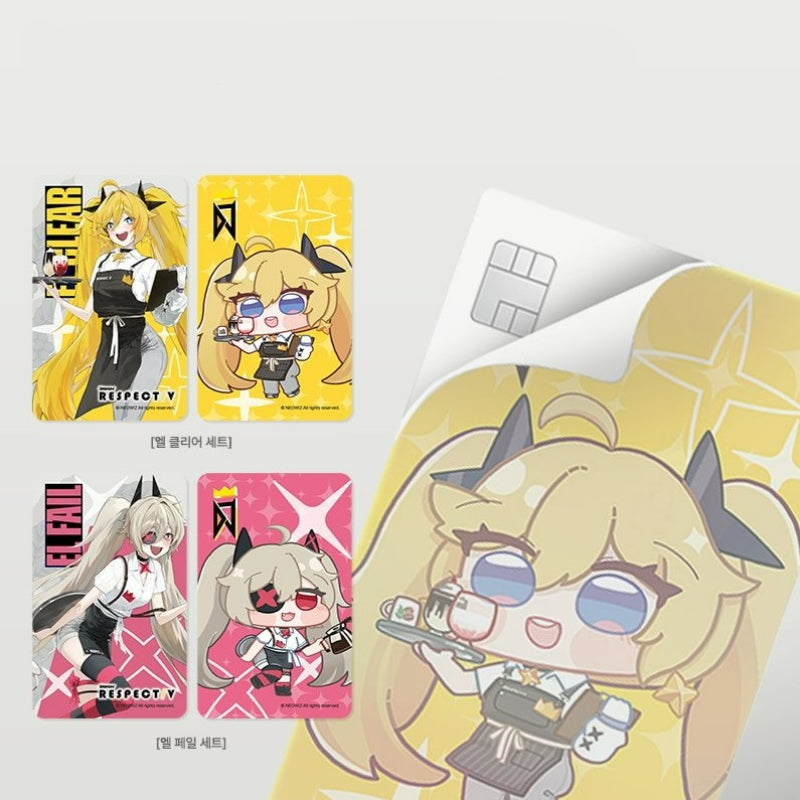 DJMAX RESPECT V X ANIPLUS - Transportation Card Sticker Set