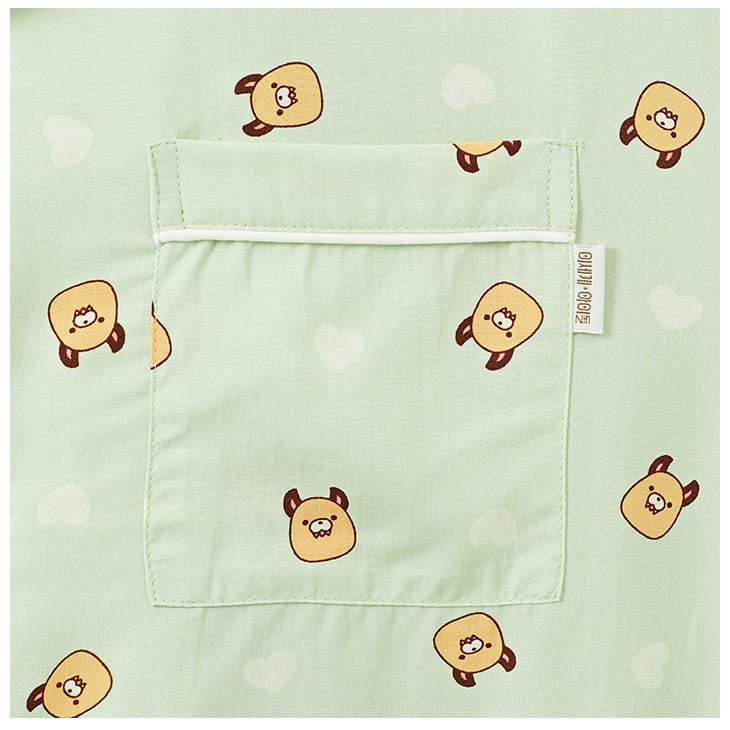 SPAO x ISEGYE IDOL - Mint Green Pajamas Set