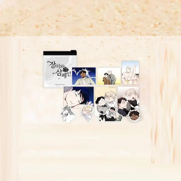 Roses and Champaign x Toonique - Mini Pouch Sticker Pack - Toon!que - Home & Living, Accessories - Harumio