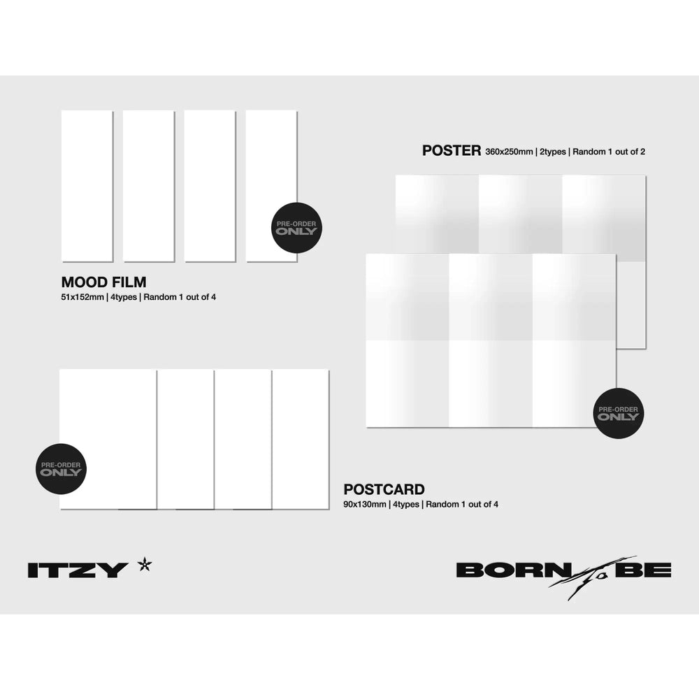 ITZY - Born To Be : 2nd Mini Album (Limited Version) - Dreamus Company / JYP Entertainment - Album - Harumio