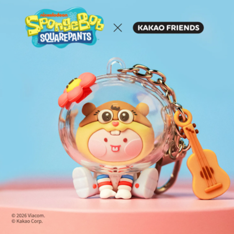 SpongeBob x Kakao Friends - Figure Keyring