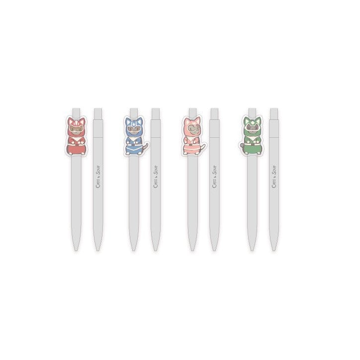 Cats and Soup X V-Square - Acrylic Gel Pen - V-SQUARE - Gel Pen - Harumio
