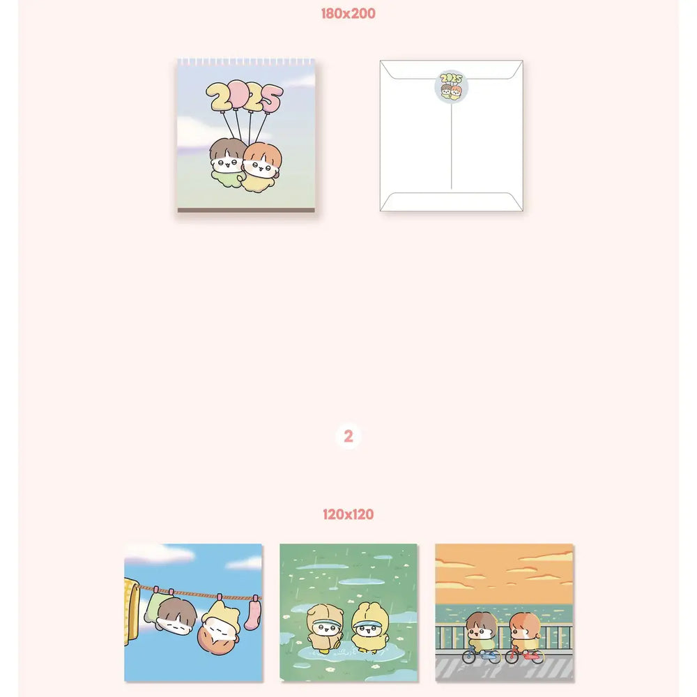 Popkey - 2025 Pojak Couple Calendar (tumblbug) - Popkey - Calendar - Harumio