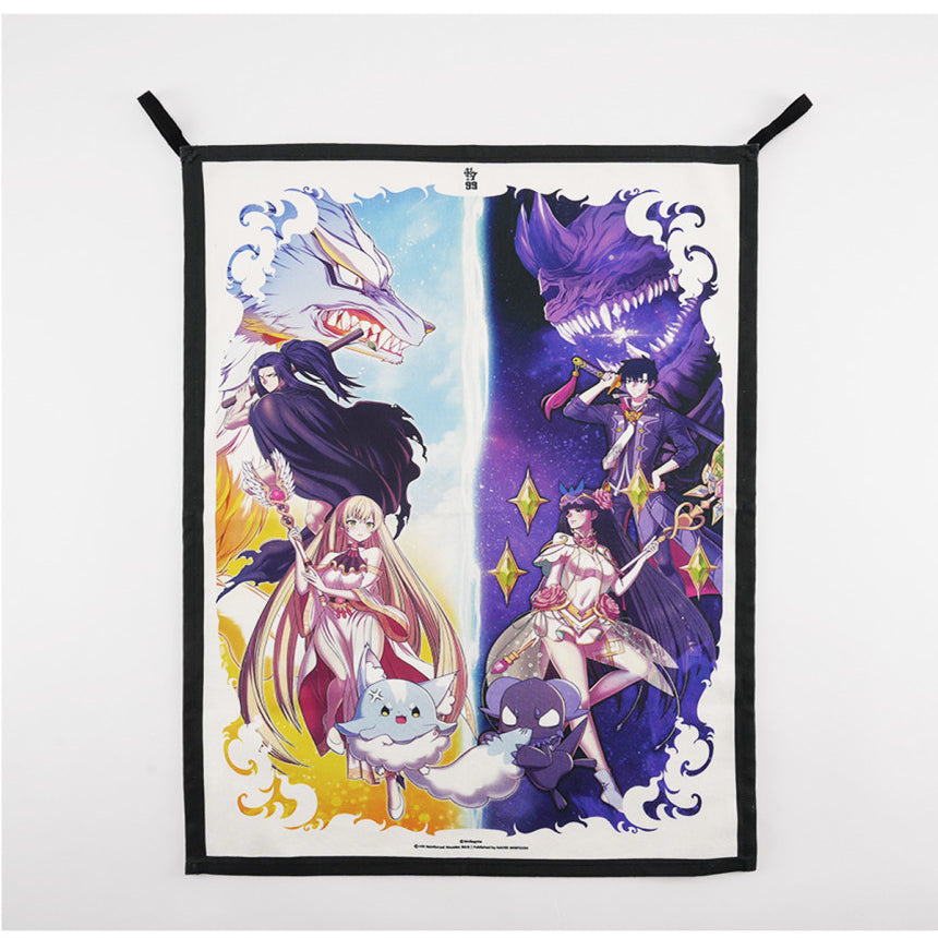 +99 Reinforced Wooden Stick - Fabric Poster - Webtoon Friends - Home & Living, Accessories - Harumio
