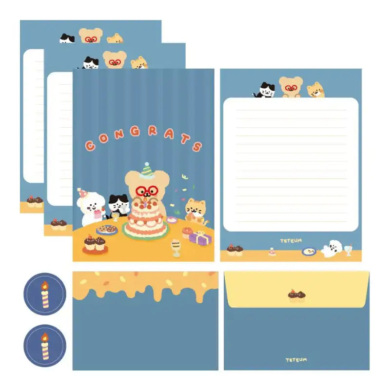 Teteum - Congrats Letter Set - Teteum - Letter Sets - Harumio
