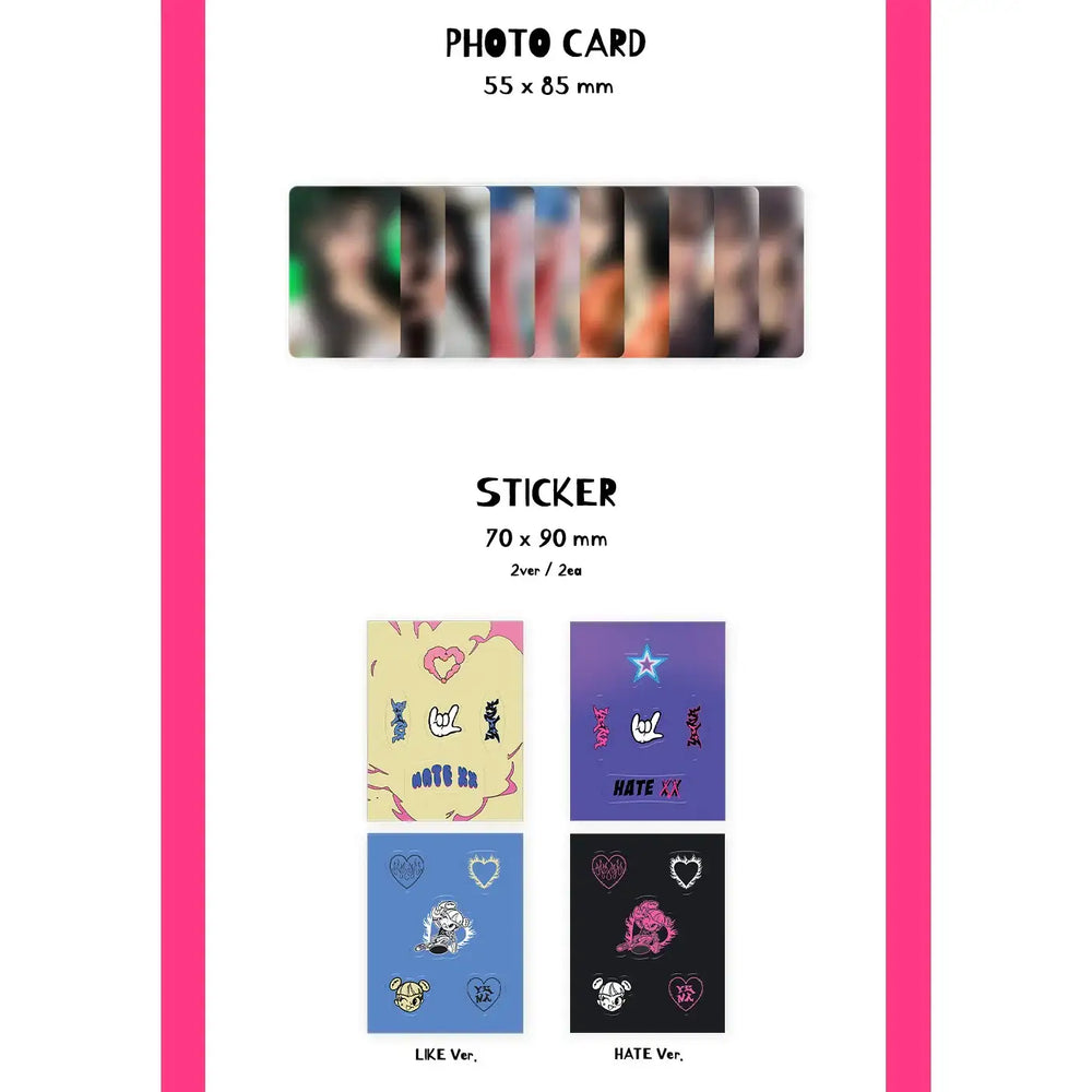 Choi Ye Na - HATE XX : 2nd Single Album (POCA Album - Random) - Choi Ye Na - Album - Harumio