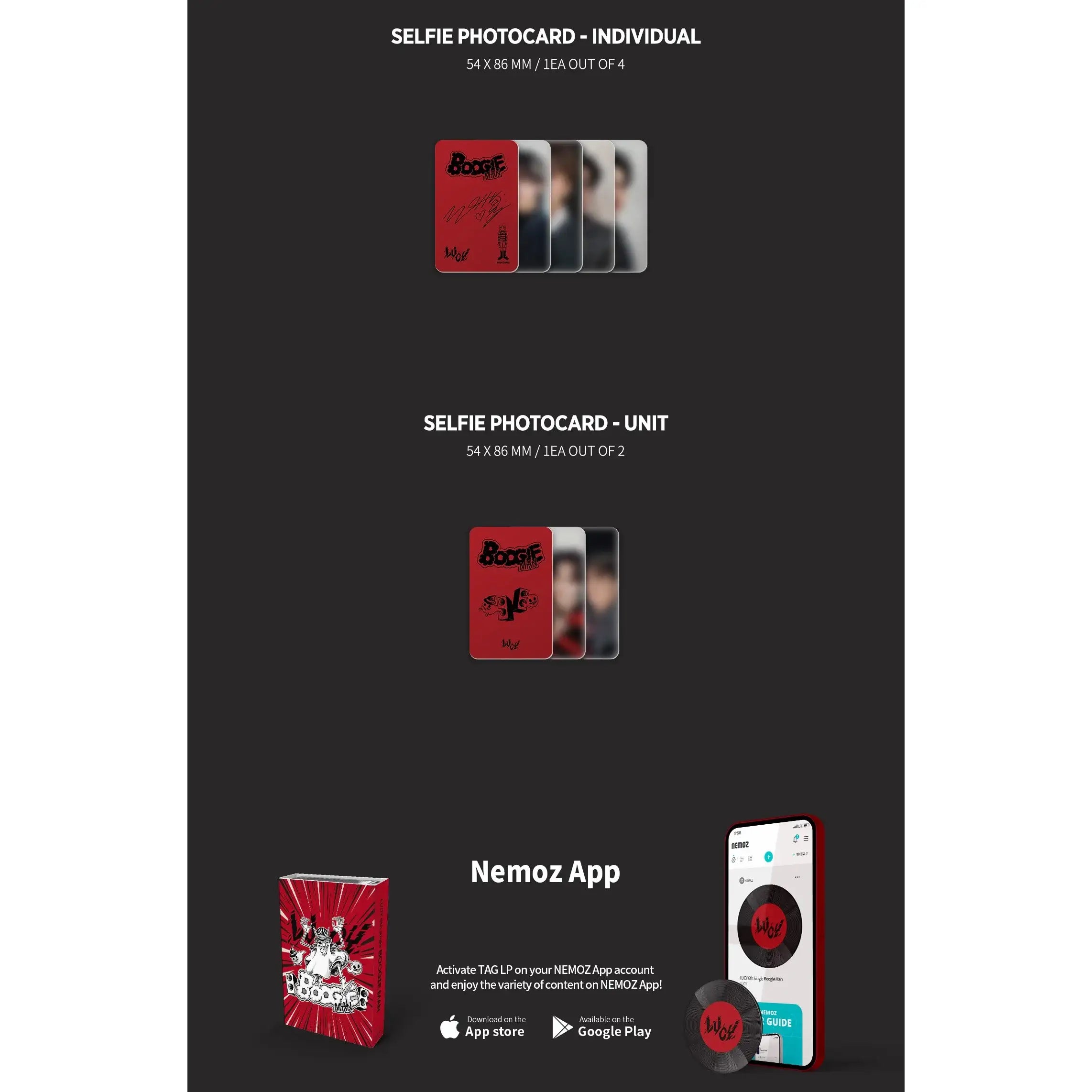 LUCY - Boogie Man : 6th Single Album (Nemo Album) - Kakao Entertainment / Mystic Story - Album - Harumio
