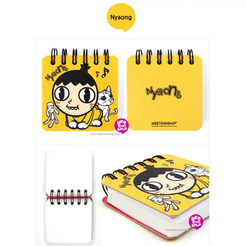Don't Let Go of the Mental Rope - Spring Note - Webtoon Shop - Notebooks - Harumio