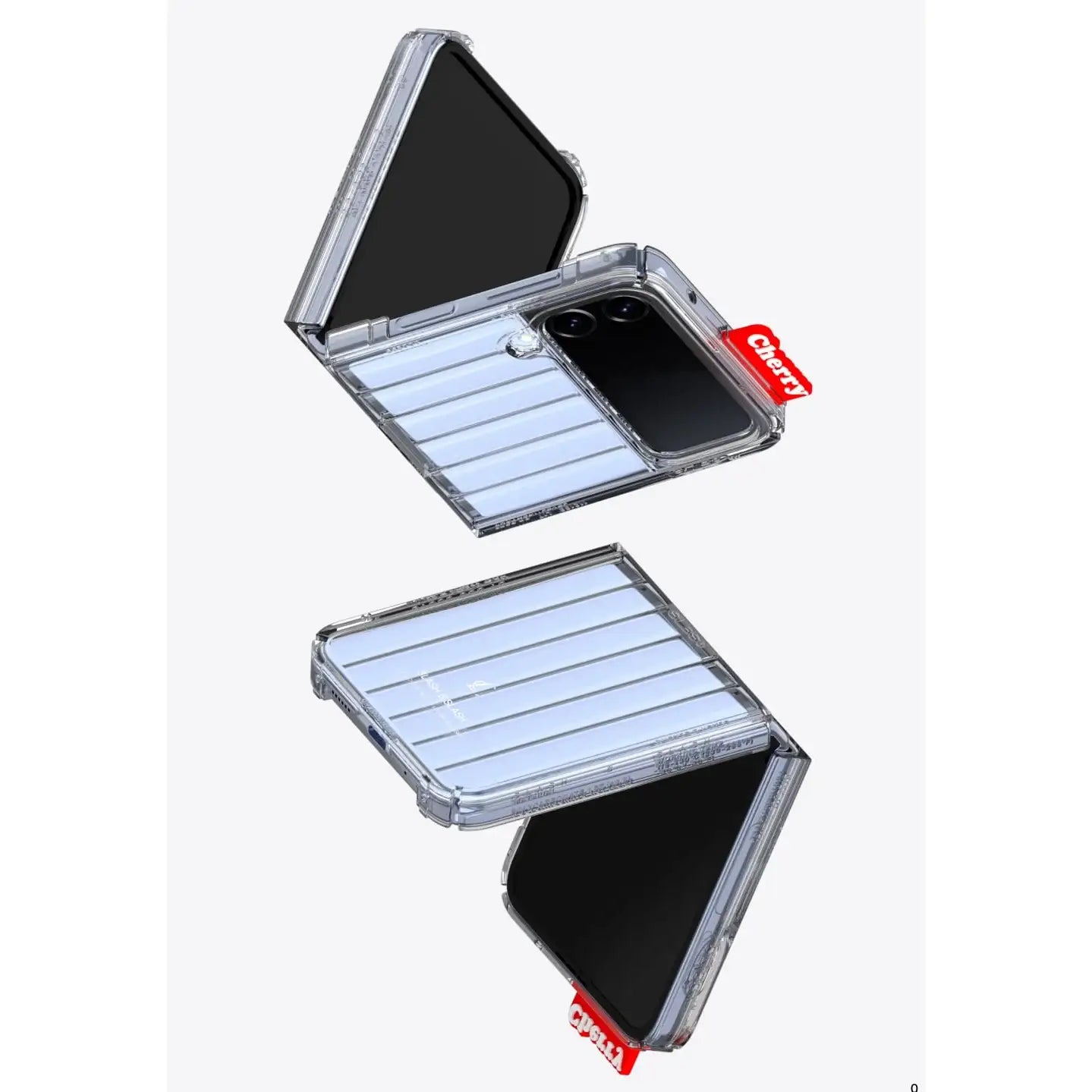 SLBS - CL B1 Cover Cherry Tag (Galaxy Z Flip4) - SLBS - Home & Living, Accessories - Harumio