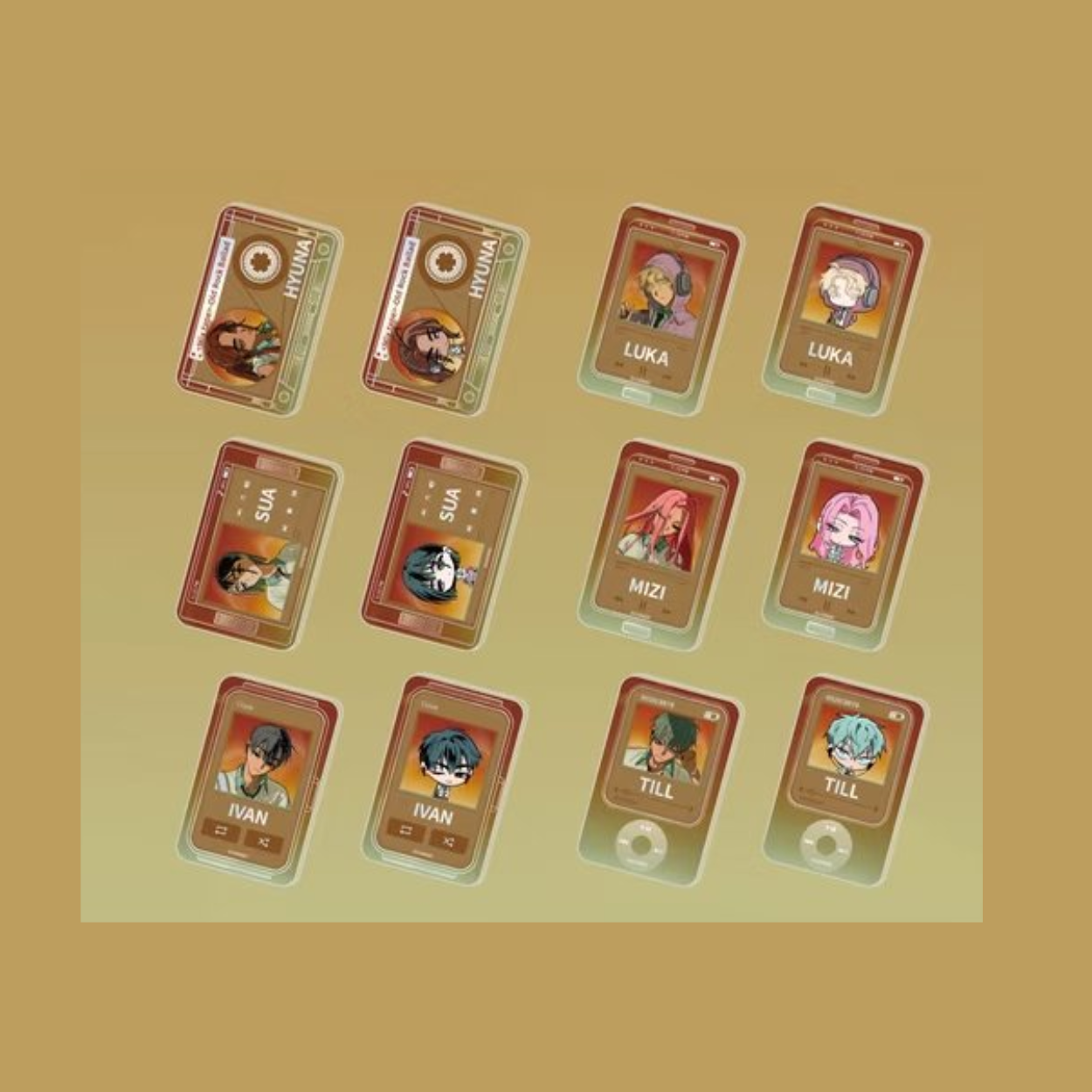 Alien Stage Zombie Stage: Fading Youth - Magnetic Player Charms