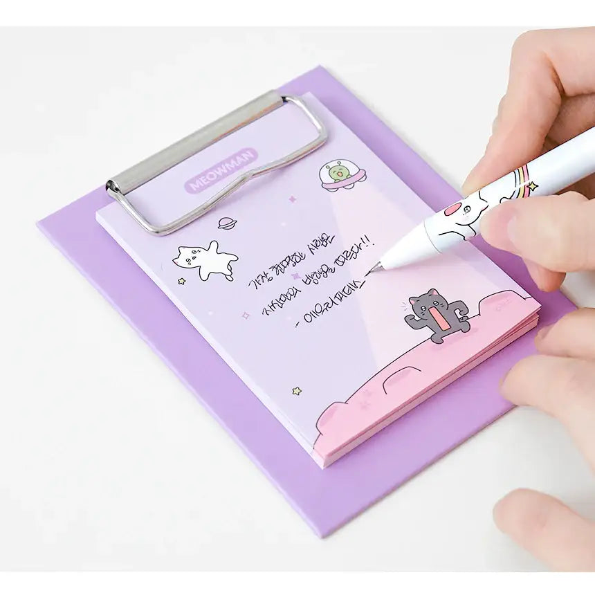 Meow Man - Mini Clipboard - Webtoon Friends - Home & Living, Accessories - Harumio