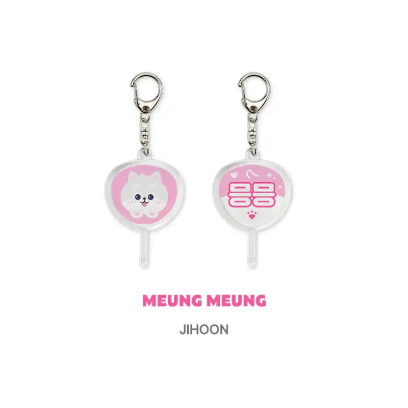 TREASURE - Funny Treasure - Mini Acrylic Fan Keyring - TREASURE - Keyring - Harumio