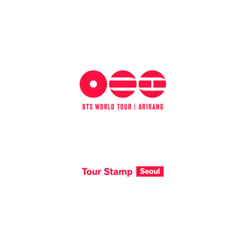 BTS - Official Tour Stamp Seoul