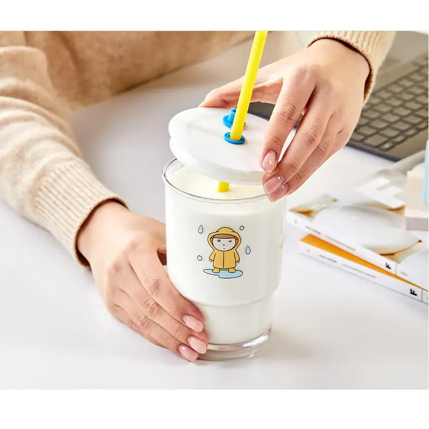 Maru Is a Puppy - Silicone Tumbler - Webtoon Friends - Home & Living, Accessories - Harumio