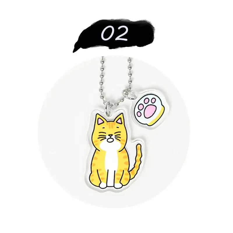 My Daughter Is a Zombie - Acrylic Keyring - Webtoon Friends - Keychains - Harumio