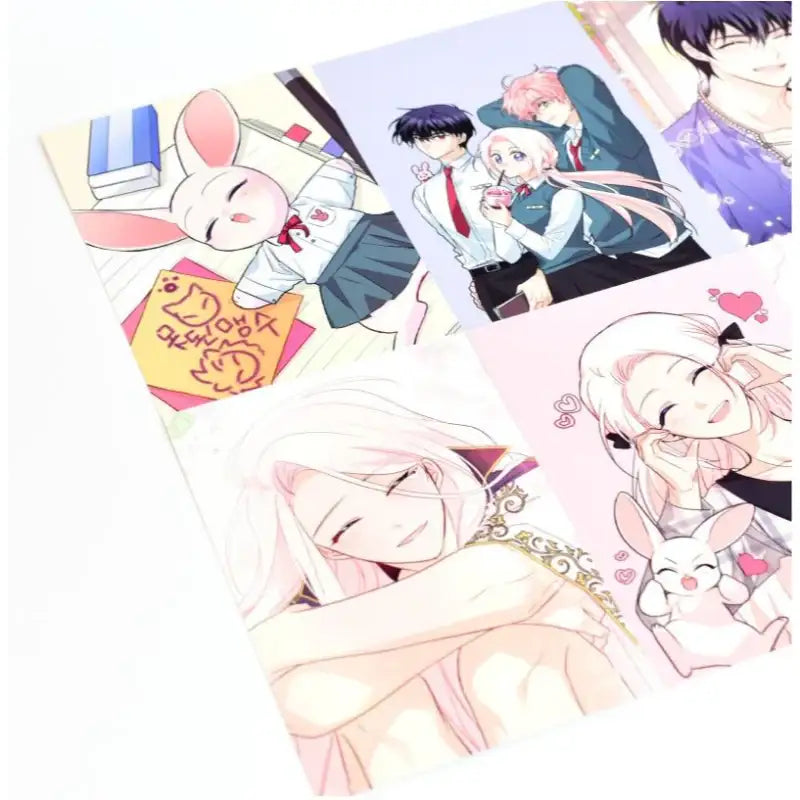 Little Rabbit And The Big Bad Leopard - Postcard Set - Soone Content - Postcards - Harumio