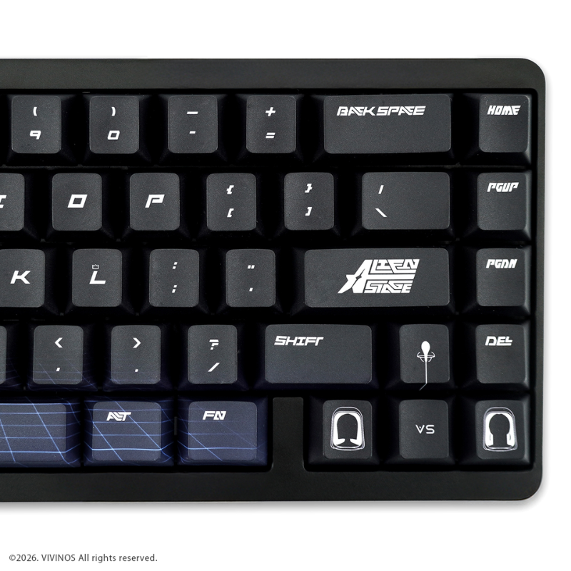 ALIEN STAGE × FUMOKORE Keyboard (VARMILO) English layout VARMILO × FUMOKORE Marble HE axis