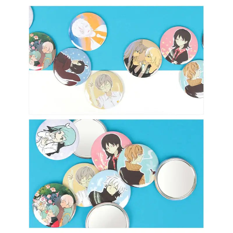 I Don't Want This Kind Of Hero - Round Pin Mirror - Webtoon Shop - Mirrors - Harumio
