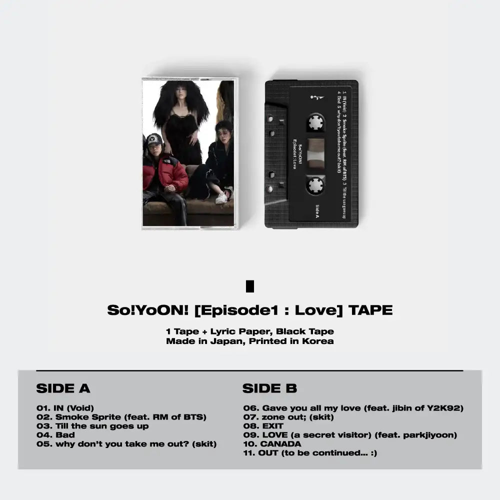 So!YoON! (Hwang Soyoon) - Episode1 : Love : Album Vol. 2 (Cassette Tap - Limited Edition) - So!YoON! - Album - Harumio