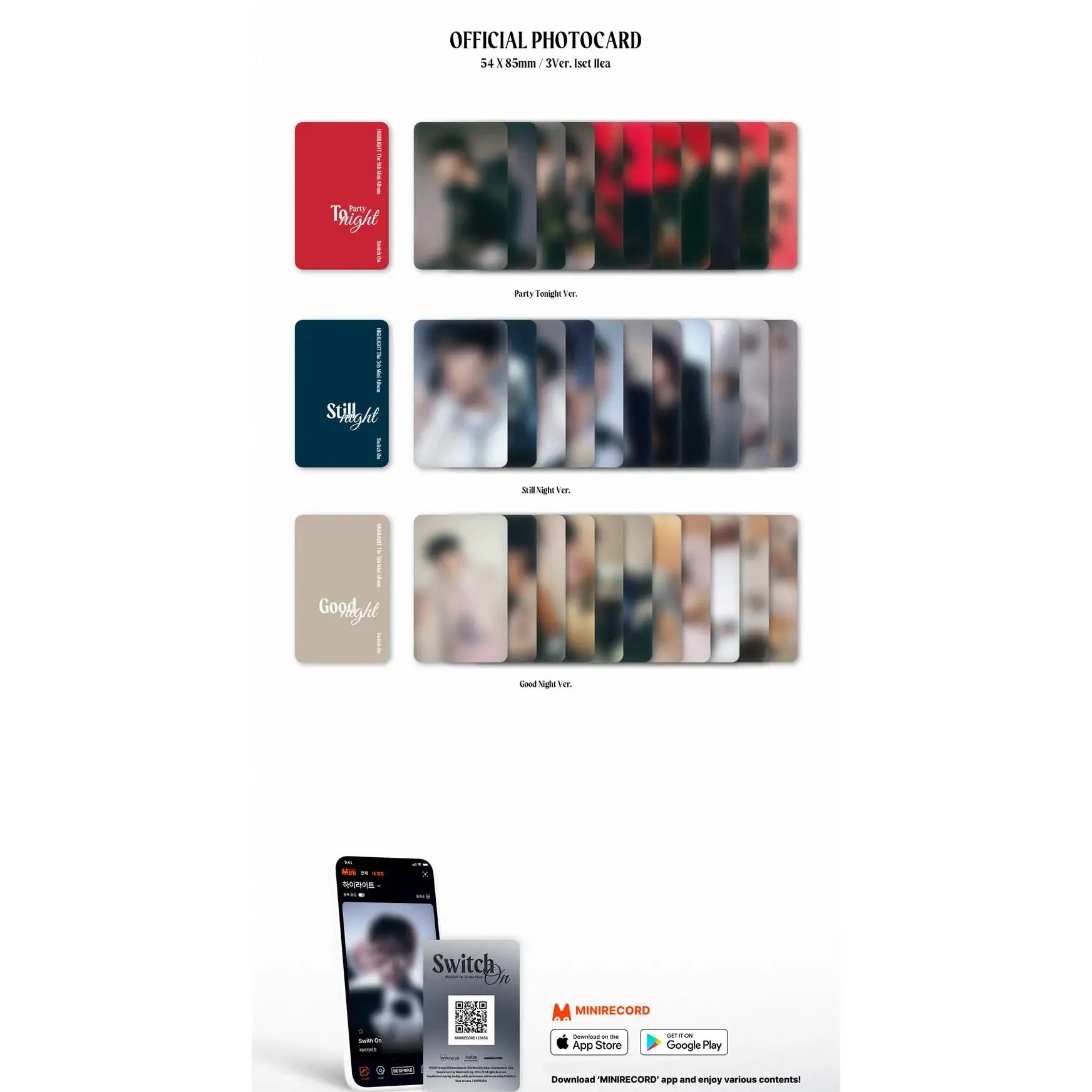 Highlight - Switch On : 5th Mini Album (Platform Version) - Highlight - Album - Harumio