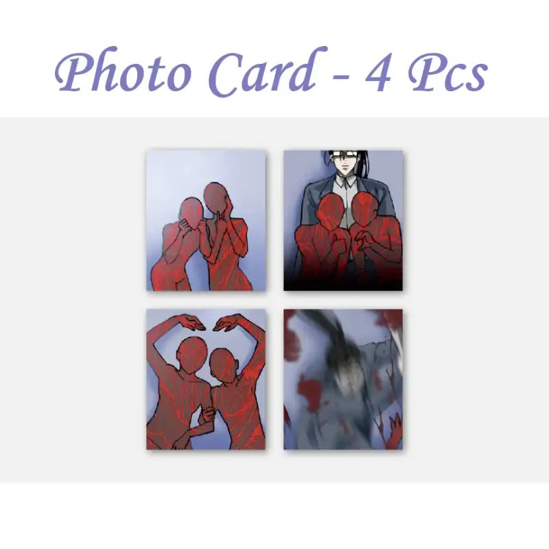 Surviving Romance - 4 Web 4 Cut Photo Set - Webtoon Friends - Photos - Harumio