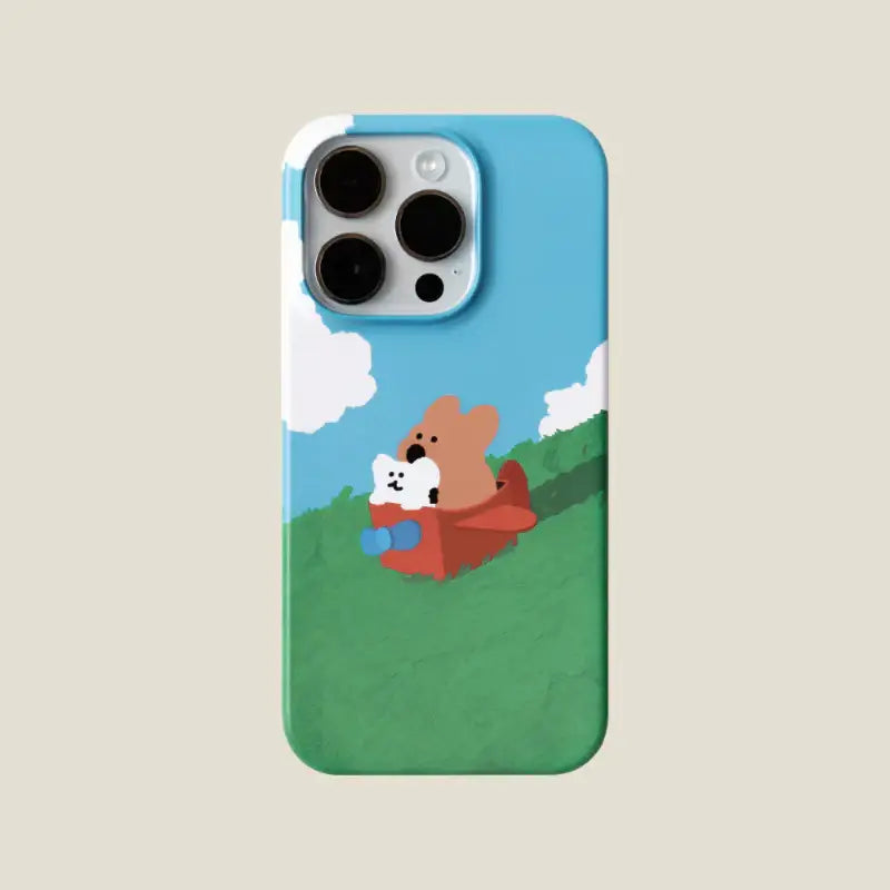 Dinotaeng - Little Pilots iPhone Hard Case - Dinotaeng - Phone Cases - Harumio
