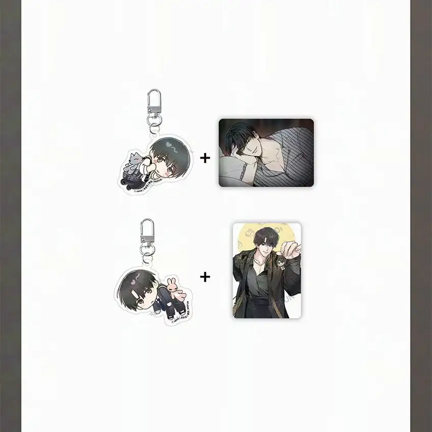 Payback x MOFUN - SD Double-Sided Acrylic Keyring Set - MOFUN - Acrylic Keyring - Harumio