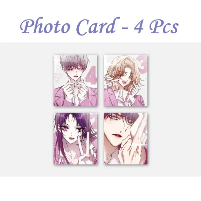 Your Throne - 4 Web 4 Cut Photo Set - Webtoon Friends - Photos - Harumio