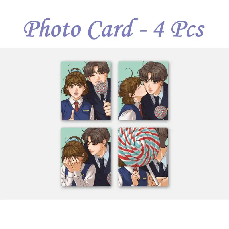 The Fox Club - 4 Web 4 Cut Photo Set - Webtoon Friends - Photos - Harumio