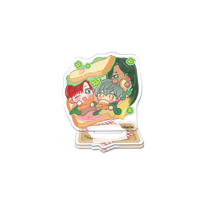 Hot & Sexy Bakery - Photocard and Mini Acrylic - Mr. Blue - Acrylic Stand - Harumio