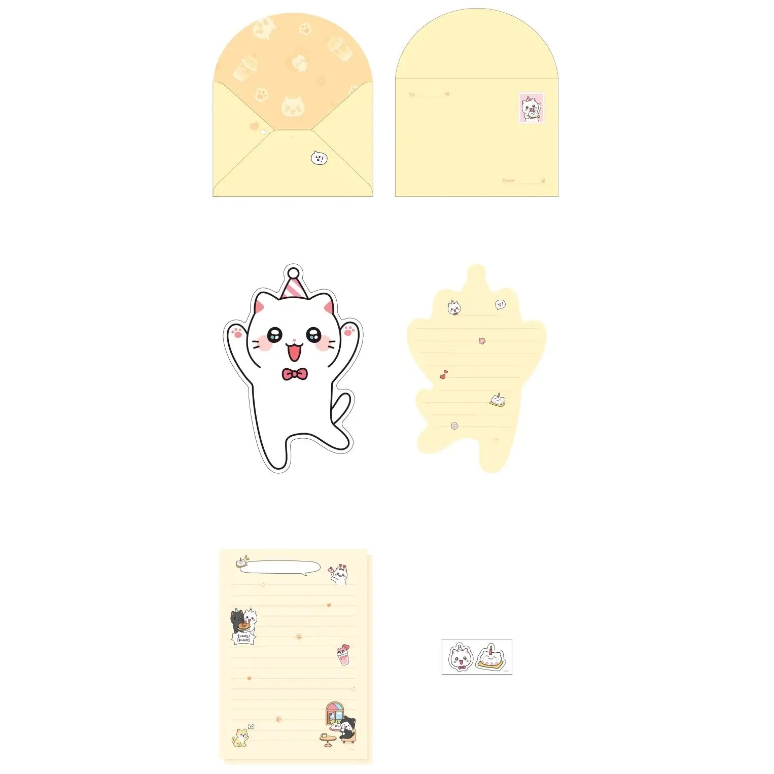 Meow Man - Letter Set - Webtoon Friends - Home & Living, Accessories - Harumio