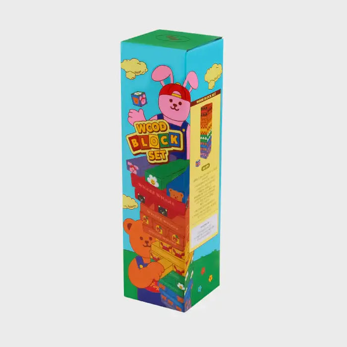 Wiggle Wiggle - Wiggle Friends Wood Block Set - Wiggle Wiggle - Wood Blocks - Harumio