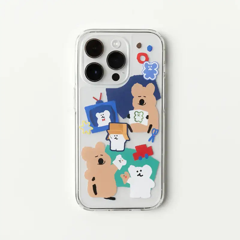 Dinotaeng - Boxville Sticker iPhone Clear Case - Dinotaeng - Phone Cases - Harumio