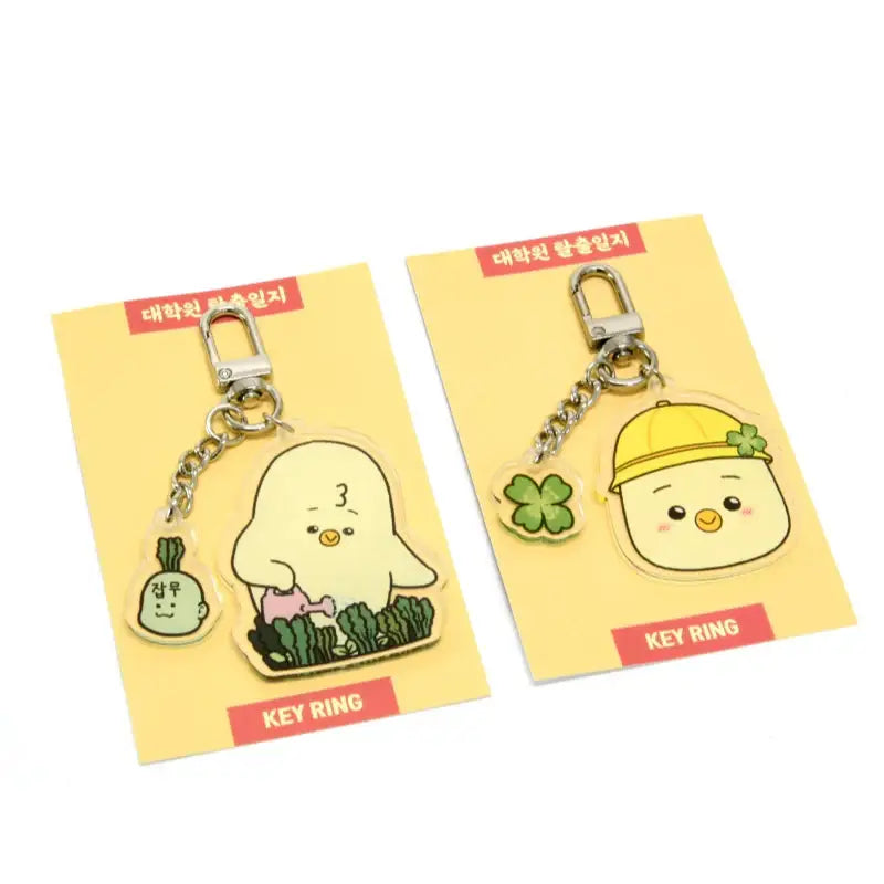 Graduate School Escape Journal - Yoda Acrylic Keyring - Soone Content - Accessories - Harumio