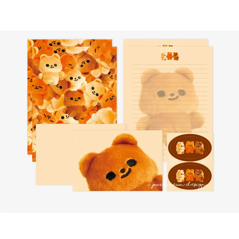 Pureureum Design - Cupid Bear Mini Doll Stationery Set - Pureureum Design - Home & Living, Accessories - Harumio